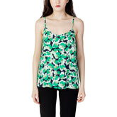 Jacqueline De Yong Green Cotton Tank Top -   -  Jacqueline De Yong.